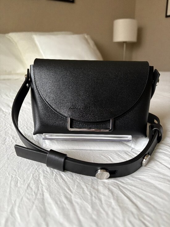 AllSaints Handbags - AllSaints Francine Crossbody Bag in Black Leather